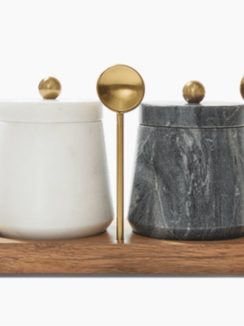Marble Condiment Set